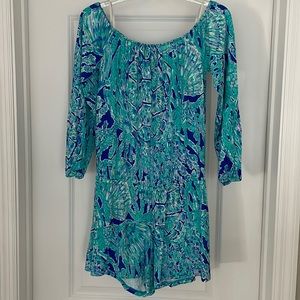 Lilly Pulitzer romper Tortuga Time